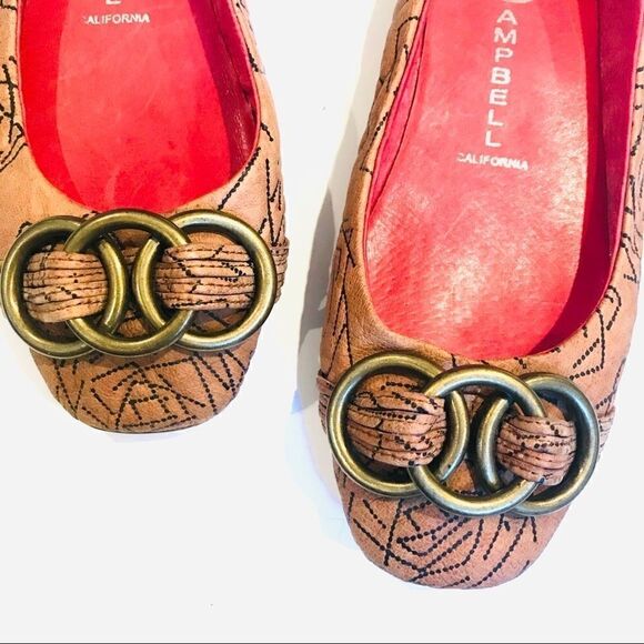 Jeffrey Campbell Leather ballet flats.  Size 6/6.5 - Picture 2 of 7